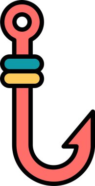 Web simge vektör çizim kanca