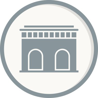 Kubbe. Web simgesi basit illüstrasyon