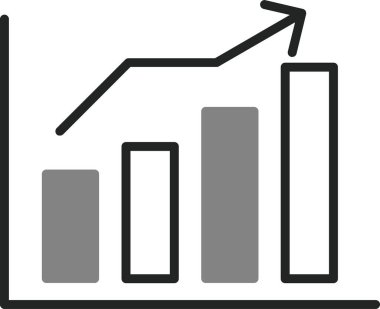 Modern Kızışma simgesinin vektör illüstrasyonu