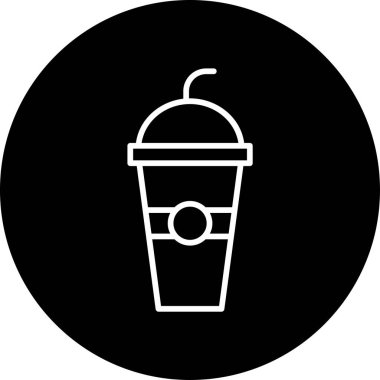 kahve fincanı simgesi, vektör illüstrasyonu 