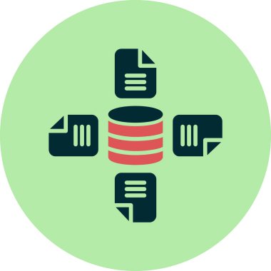 Toplam simge, vektör illüstrasyonu basit tasarım