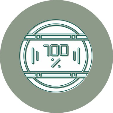 Modern İlerleme simgesinin vektör illüstrasyonu