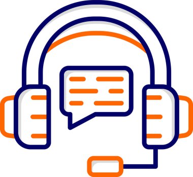 Çağrı merkezi. Basit simge vektörü