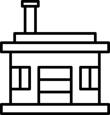 ev web simgesi basit illüstrasyon 