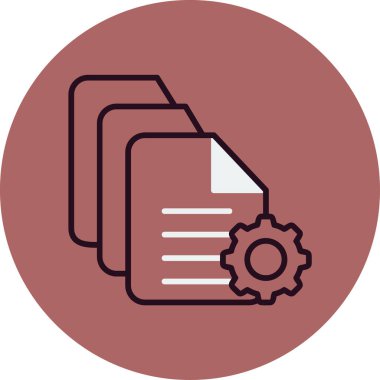 İşlem yapılıyor. Web simgesi basit illüstrasyon