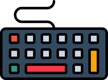 kaykay simgesi, vektör illüstrasyonu basit tasarım