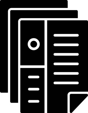 CV belgesi. Web simgesi basit illüstrasyon