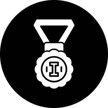 ödül madalya kutsal kişilerin resmi, vektör çizim 