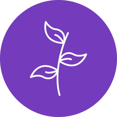 Bitki. Web simgesi basit illüstrasyon 