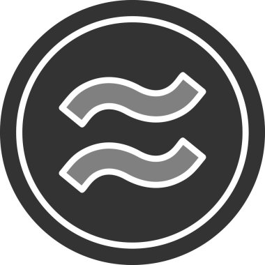 Benzer bir simgenin vektör illüstrasyonu