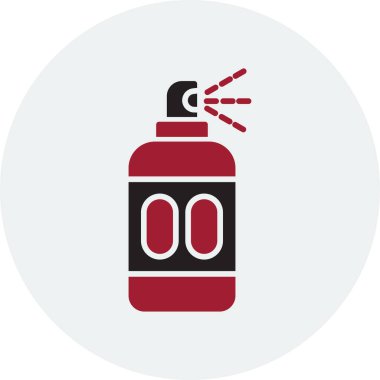 Saç spreyi ikonu vektör illüstrasyonu 