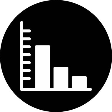 Basit ürün simgesi izole edilmiş arkaplan