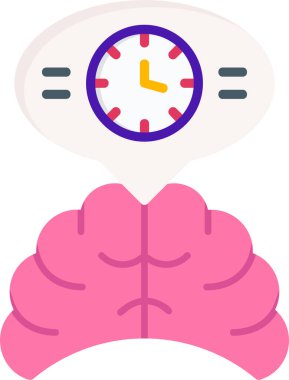 Zaman yönetimi simgesi vektör illüstrasyonu