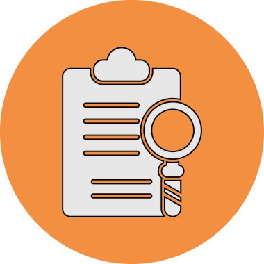 Tanımlama web simgesi vektör illüstrasyonu