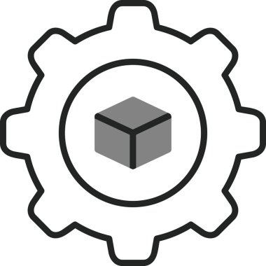 Ayar web simge vektör çizim