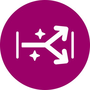 Oklar. Web simgesi basit illüstrasyon