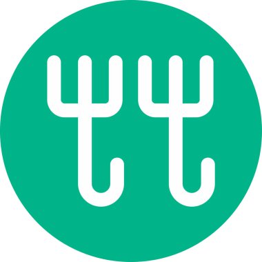 askı simgesi, vektör illüstrasyonu basit tasarım