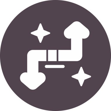 Oklar. Web simgesi basit illüstrasyon