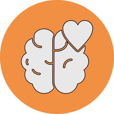 Zihinsel Sağlık ikonu konsept vektör çizimi