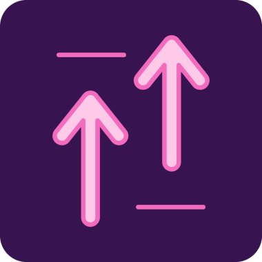 Oklar. Web simgesi basit illüstrasyon