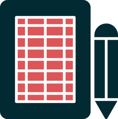 Özet geç. Web simgesi basit illüstrasyon