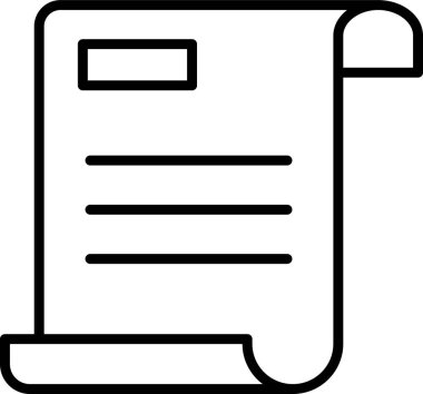 Bills Web simgesi basit illüstrasyon