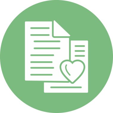 En sevdiği işaret. Web simgesi basit tasarım