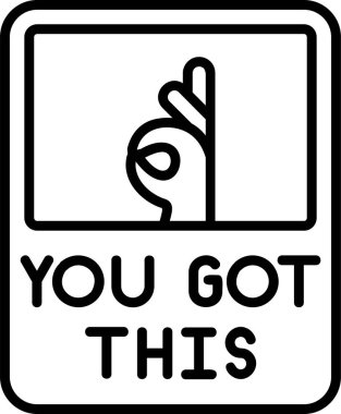 Simge vektör illüstrasyon tasarımı