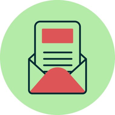 Haber vektörü simgesi modern basit illüstrasyon