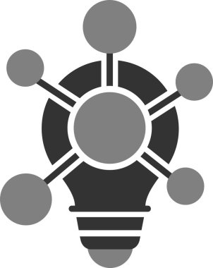 Kümeleniyorlar. Web simgesi basit illüstrasyon