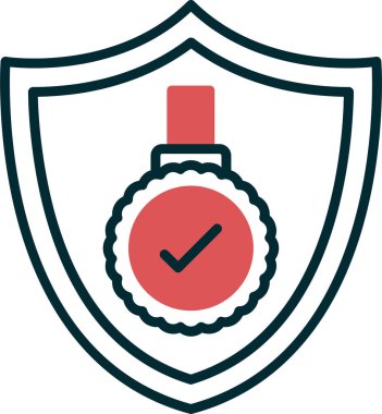 Garanti simgesi vektör illüstrasyonu 