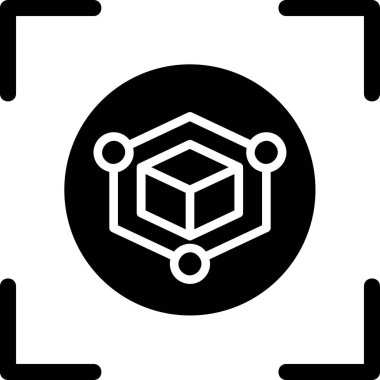 QR Kod simgesi modern vektör illüstrasyonu