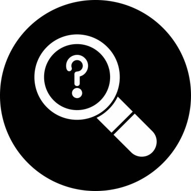 Ara. Web simgesi basit illüstrasyon 