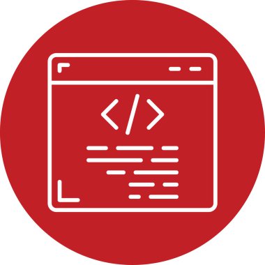 Web sitesi simgesi, vektör illüstrasyonu basit tasarım