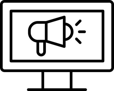 Eylem simgesine çağrı, vektör illüstrasyonu