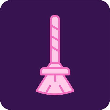 Toz. Web simgesi basit illüstrasyon