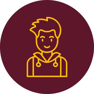 Evlat. Web simgesi basit illüstrasyon