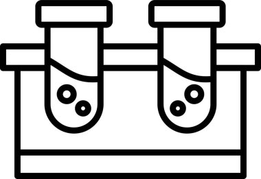 lab test tüpleri ikon vektör illüstrasyonuName