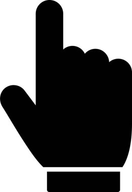 Web simgesine tıklayın, basit illüstrasyon