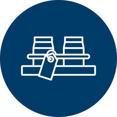 Taslak biçimdeki basit İndirim simgesi