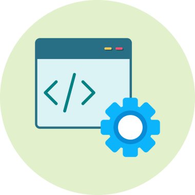 Gelişme. Web simgesi basit illüstrasyon