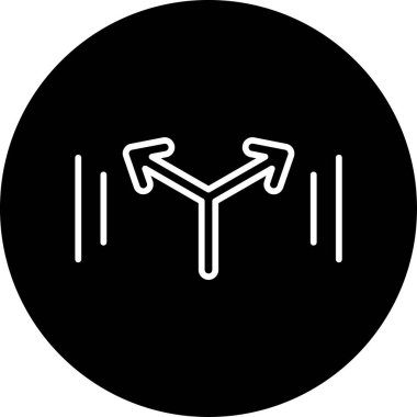 Oklar. Web simgesi basit illüstrasyon