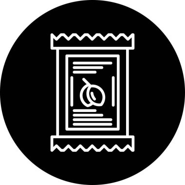 Ekstra Zeytin Paketi Simgesi Resimlendirmesi Beyaz Arkaplanda İzole Edildi