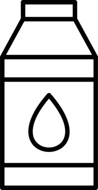  süt ağı simgesi basit illüstrasyon