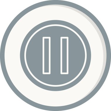 Paralel ağ simgesi, vektör illüstrasyonu