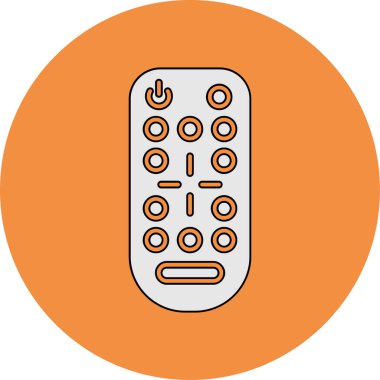 Uzak web simgesi vektör illüstrasyonu