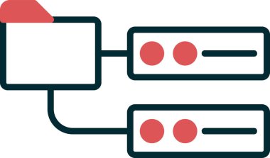 Bir kullanıcı veri sembolünü soyut bir şekilde gösteren vektör illüstrasyonuName.