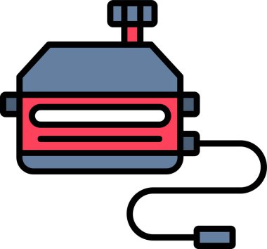 Servo. Web simgesi basit illüstrasyon