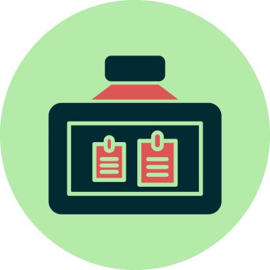 Basit Pin tahta simgesinin vektör illüstrasyonu