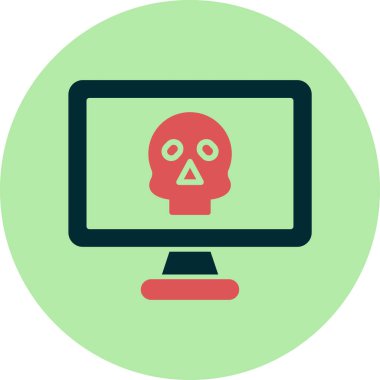 aldatmaca simgesi. Basit eleman çizimi. aldatmaca kavramı sembol tasarımı. Web ve mobil cihazlar için kullanılabilir.